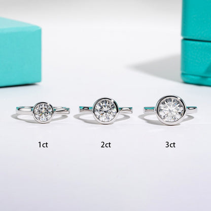 Moissanite Diamond Engagement Wedding Ring UK