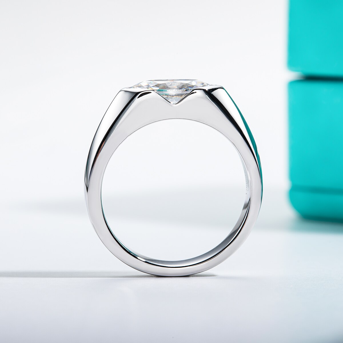 Womens Moissanite Marquise Cut Diamond Wedding Ring New Zealand