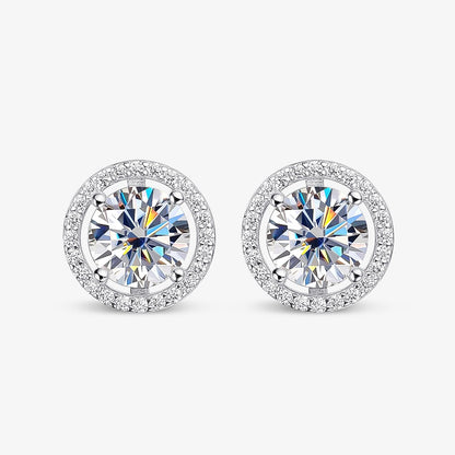 moissanite diamond 1 carat earrings men women australia