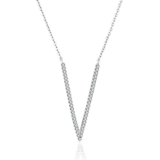 Moissanite Diamond Necklace Pendant Sterling Silver