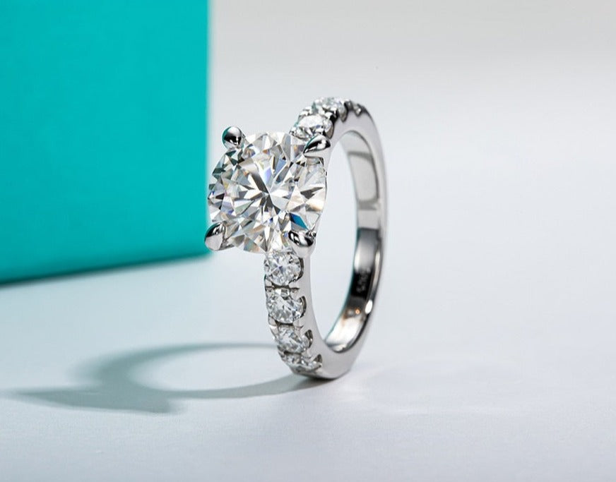 Moissanite Diamond Wedding Ring New Zealand