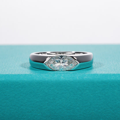 Moissanite Marquise Cut Diamond Wedding Ring USA