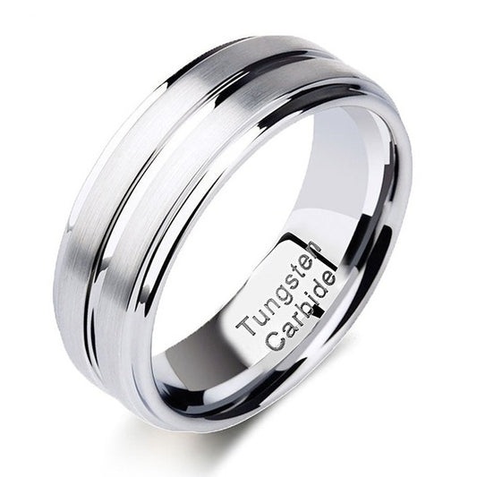 mens ring tungsten carbide mens ring Holloway Jewellery