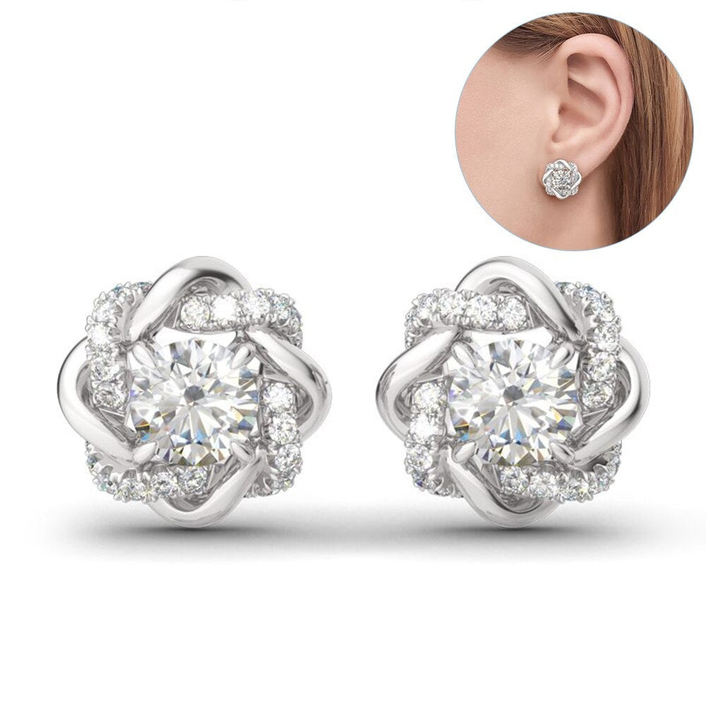 Moissanite Diamond Stud Earrings New Zealand