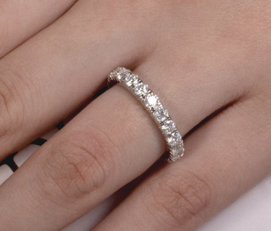 Anniversary Ring Moissanite Diamond Online