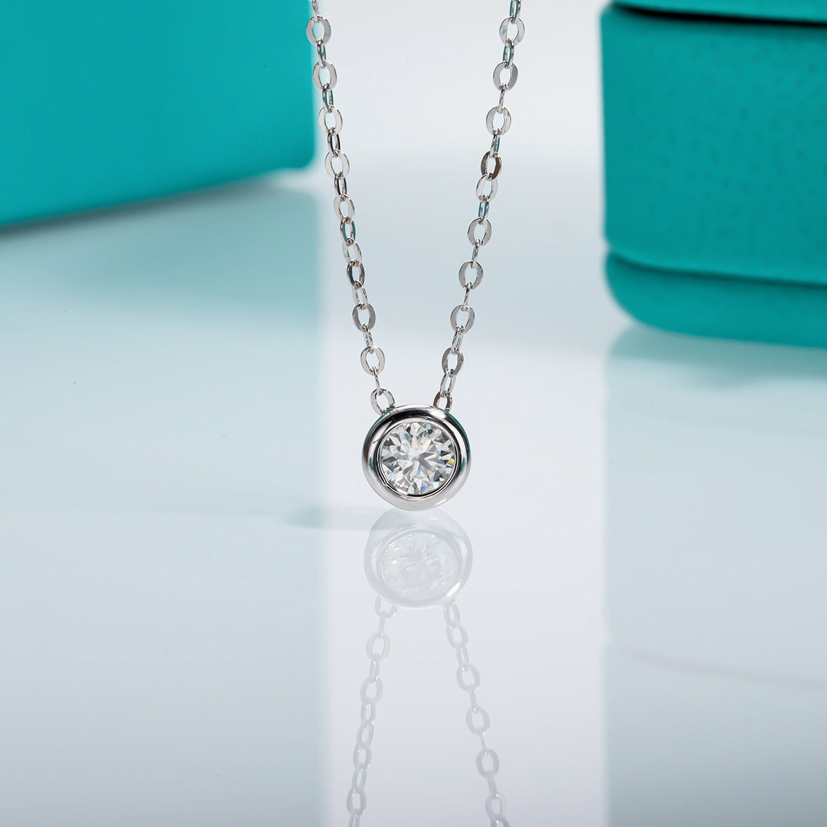 Moissanite Diamond 45cm Necklace